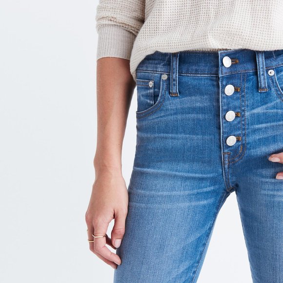 Madewell Cali Demi-Boot Jeans: Chewed-Hem Edition - Picture 2 of 7